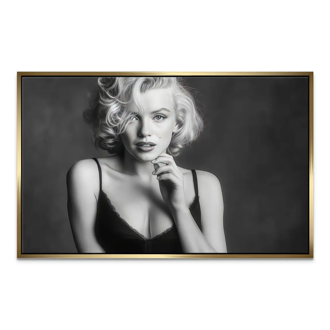 Marilyn Monroe Silent Erotik Leinwand Bild INGALERIE