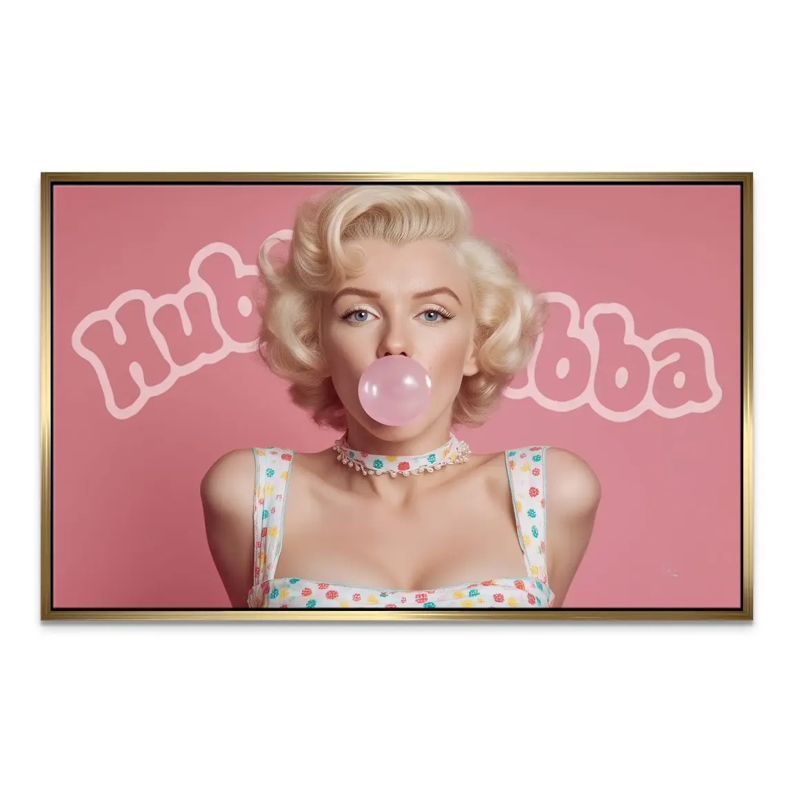 Marilyn Monroe Hubba Glam Leinwand Bild