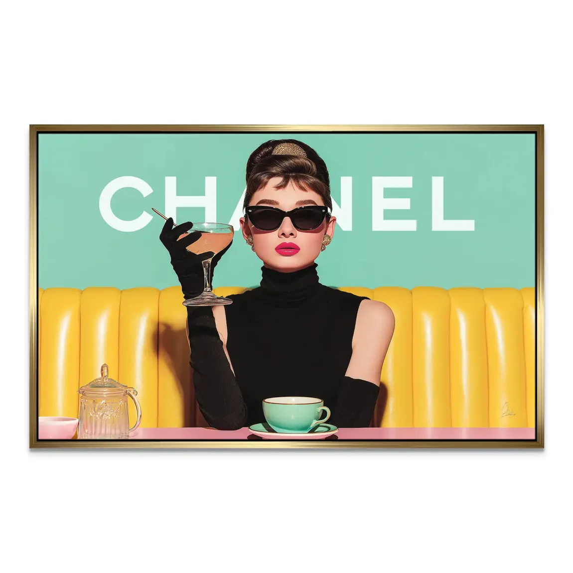 Audrey Hepburn de Luxe Leinwand Bild