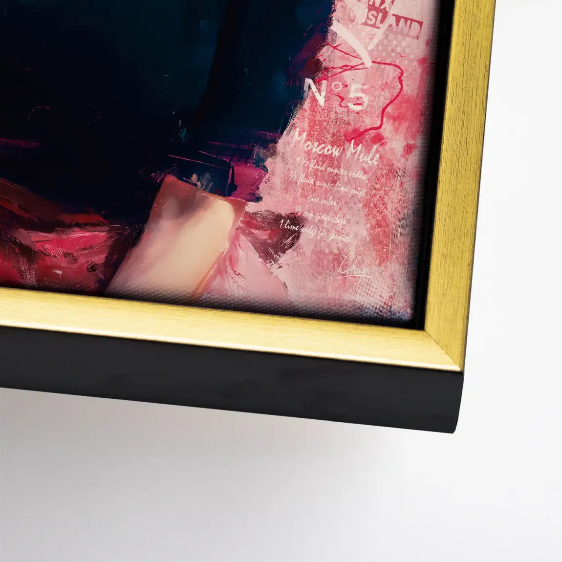 Das Lächeln der Ikone Leinwand Bild INGALERIE