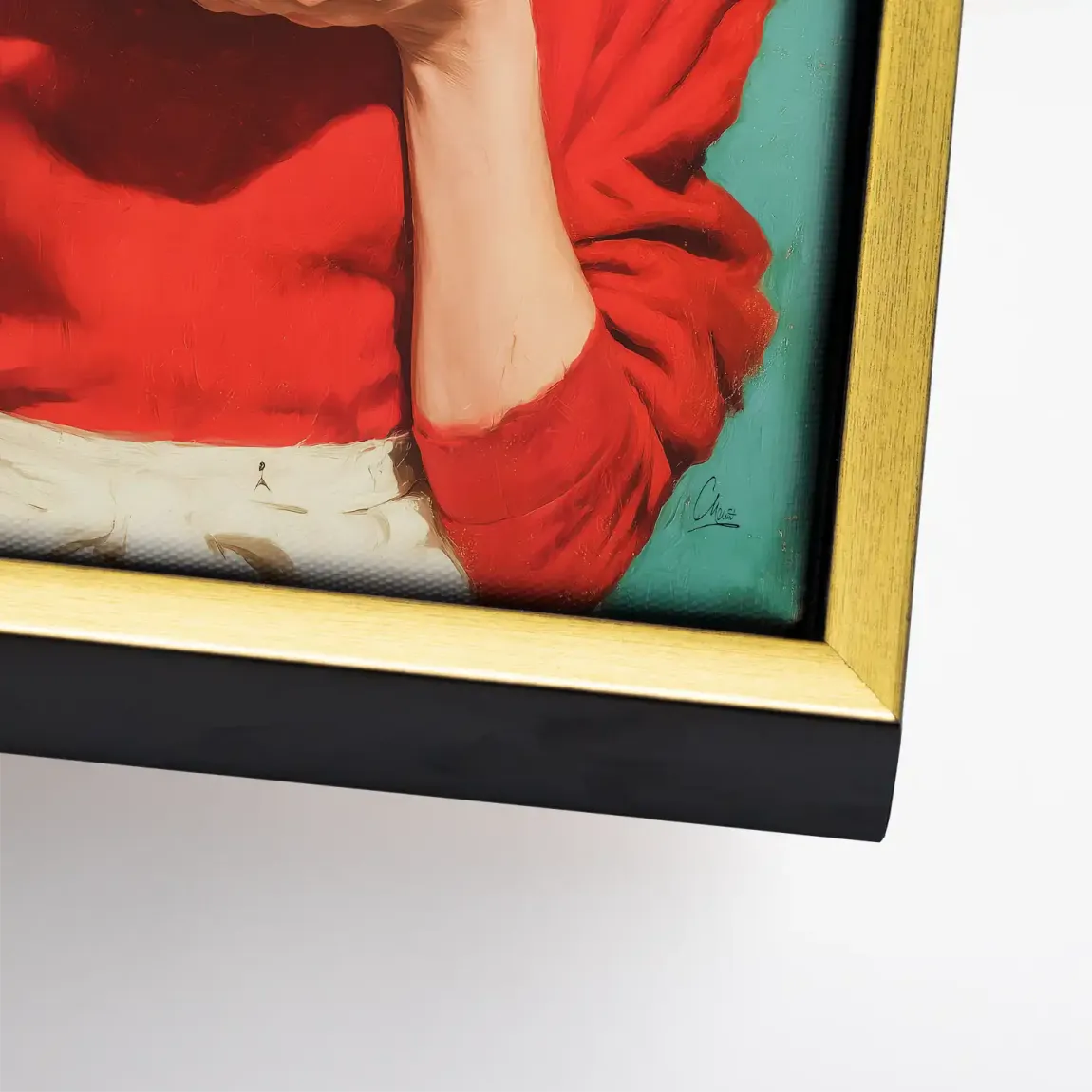 Audrey Hepburn Pasta Moments Leinwand Bild