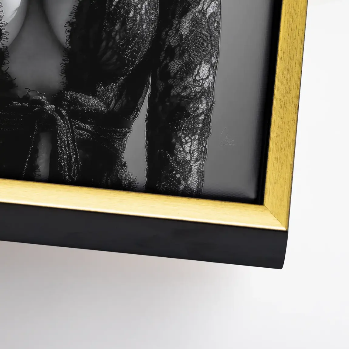 Velvet Silence Leinwand Bild