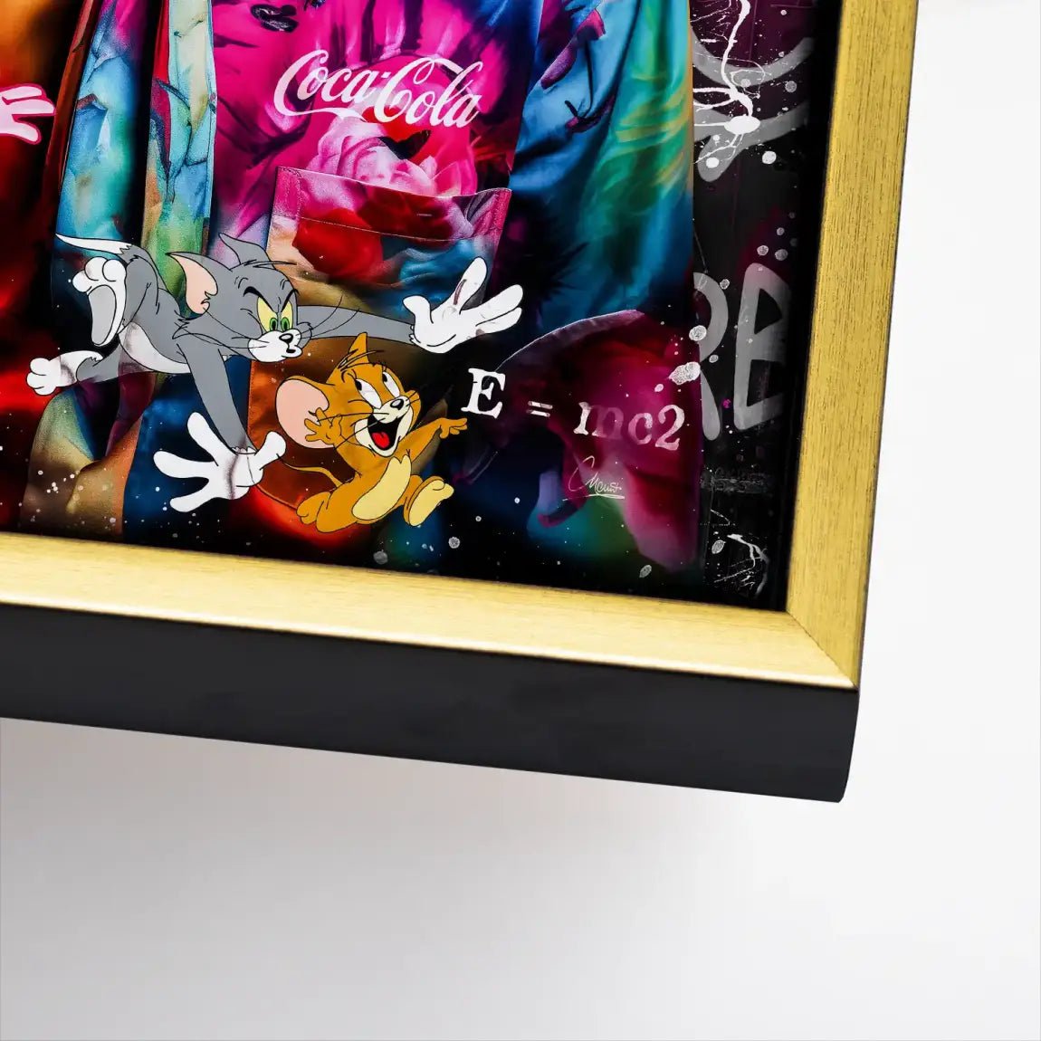 Einstein Pop Art Leinwand Bild INGALERIE