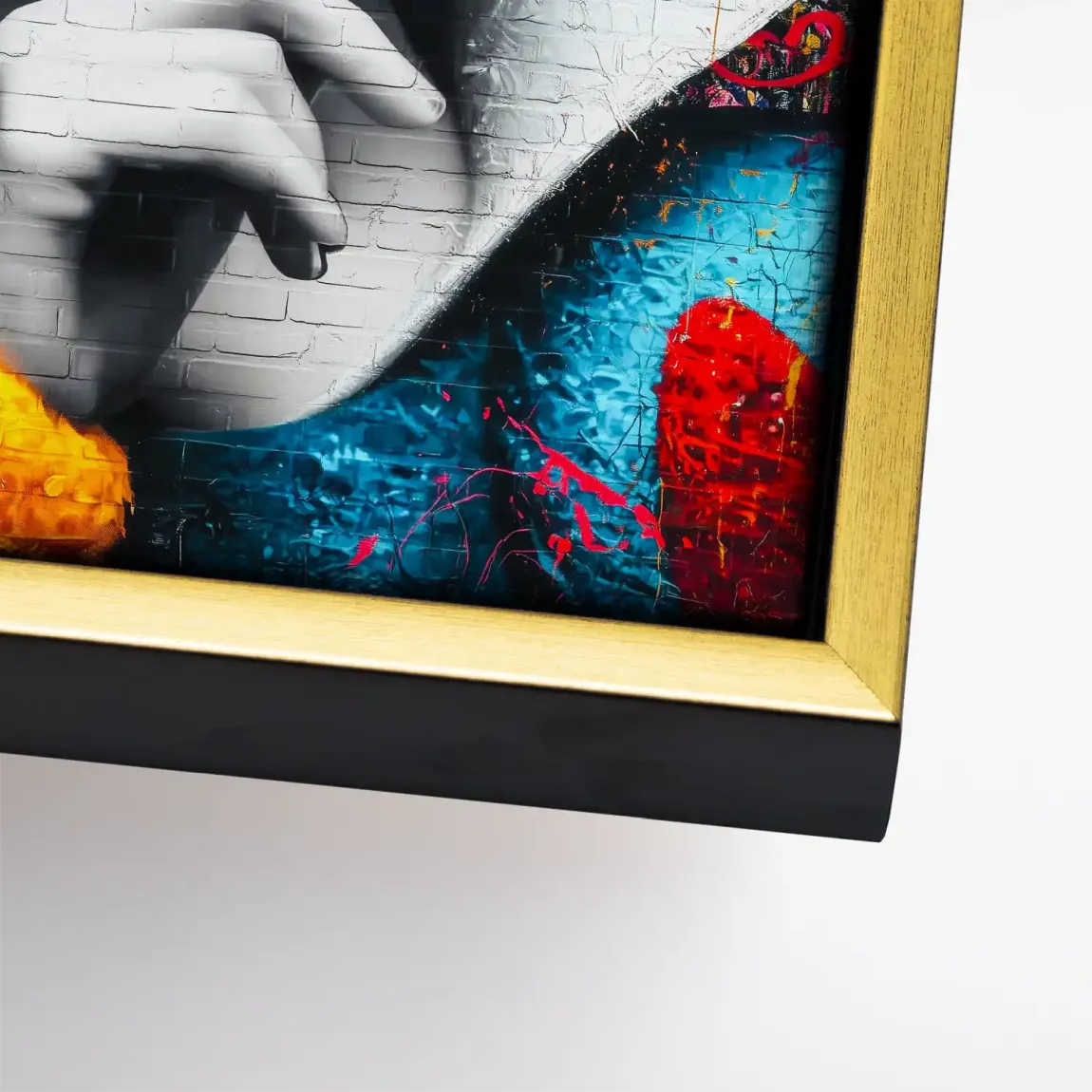 Schneewittchen Silent Pop Art Leinwand Bild