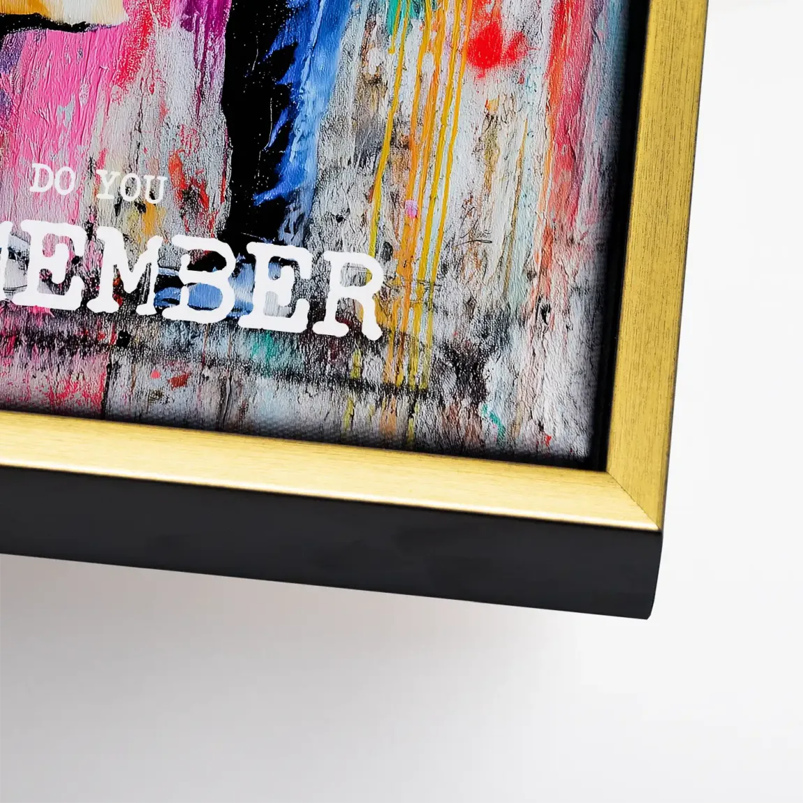 First Kiss Leinwand Bild