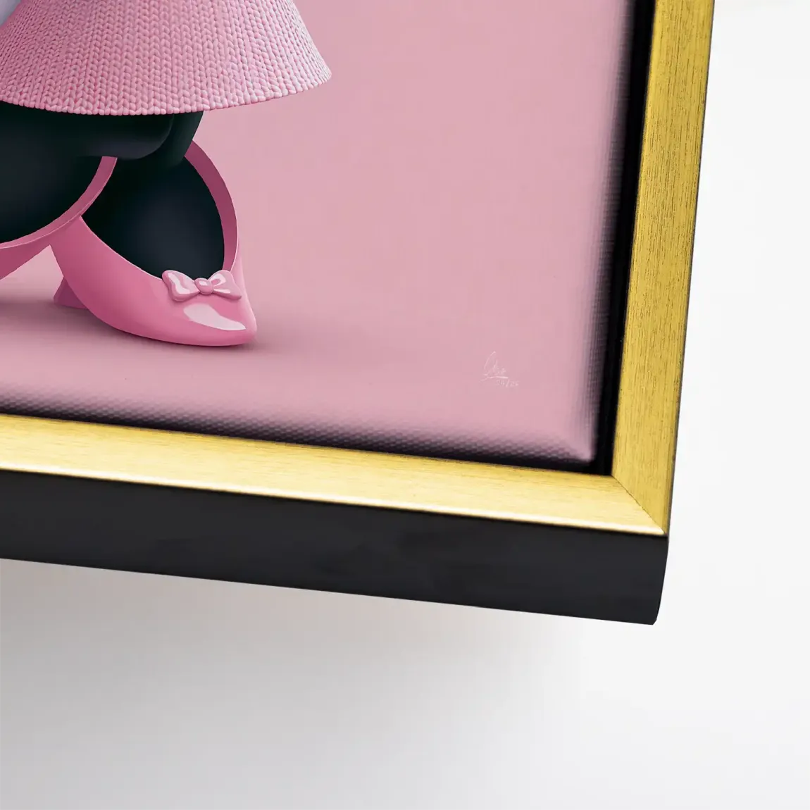 Minnie Rosé Chic Leinwand Bild