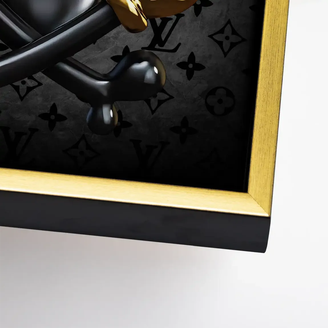 Money Skull Duck Leinwand Bild