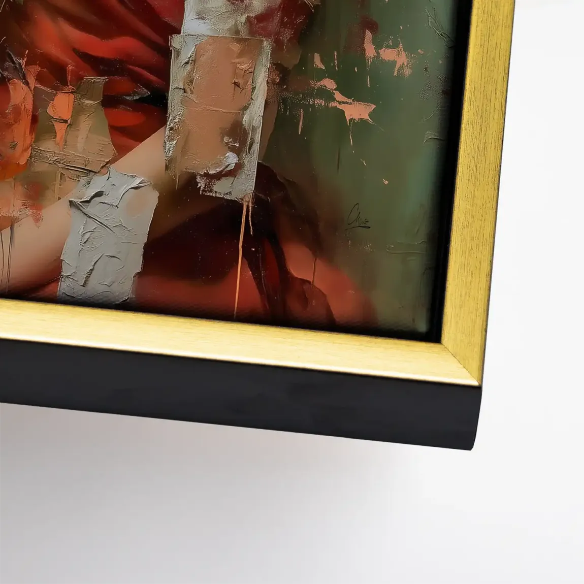 Silent Orchid Beauty Leinwand Bild