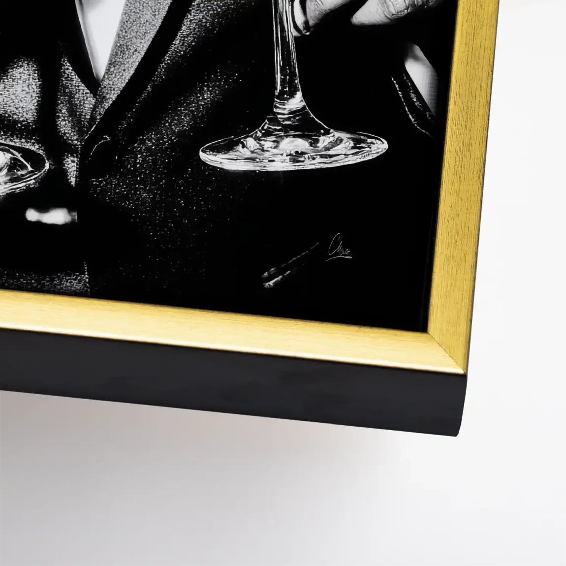 Gentleman Style Leinwand Bild