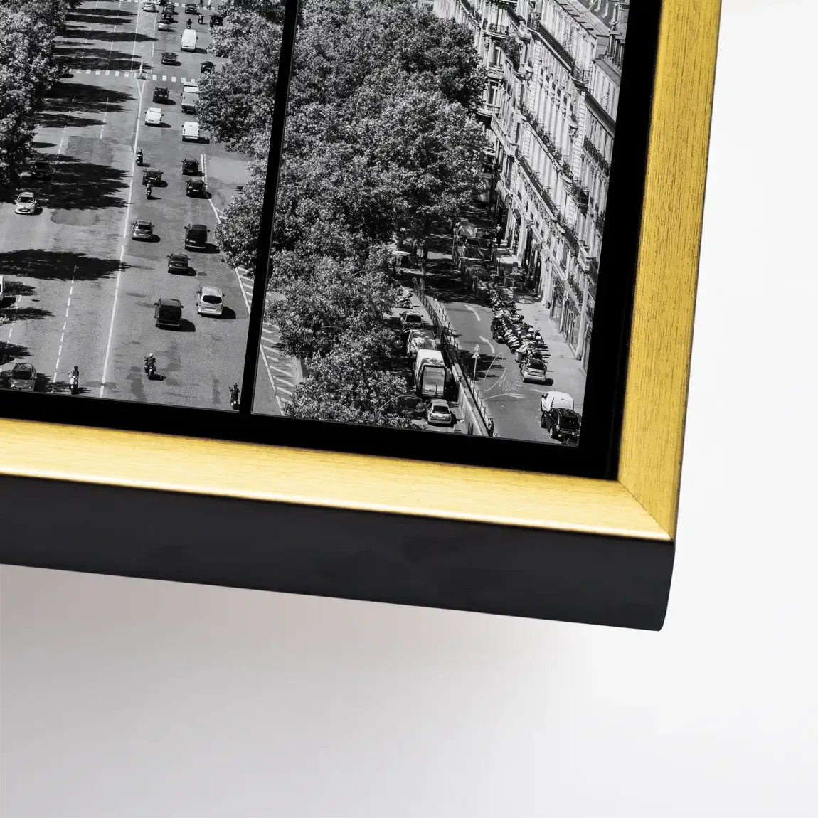 Skyline Avenue Paris Leinwand Bild