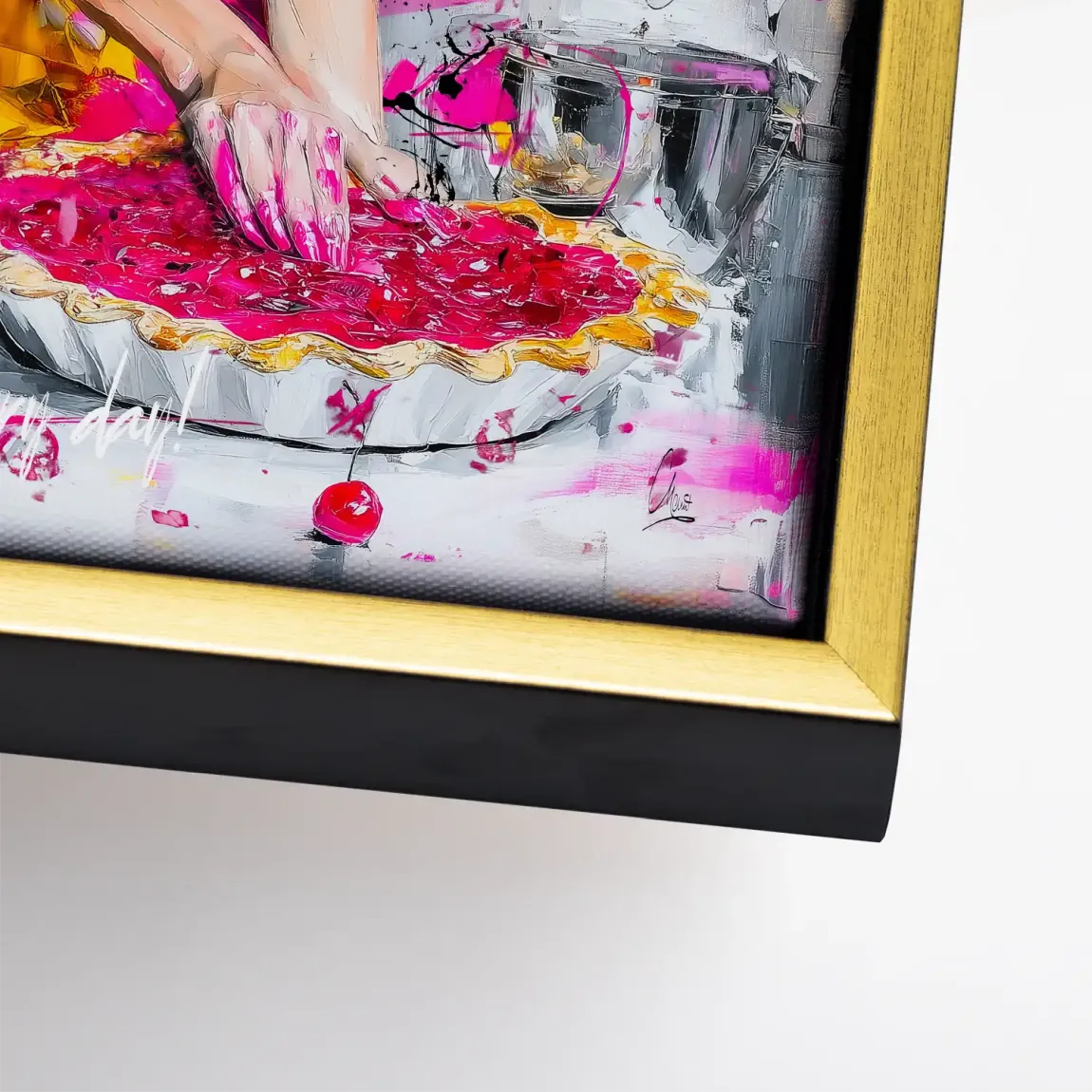 Cherry Bliss Audrey Hepburn Leinwand Bild