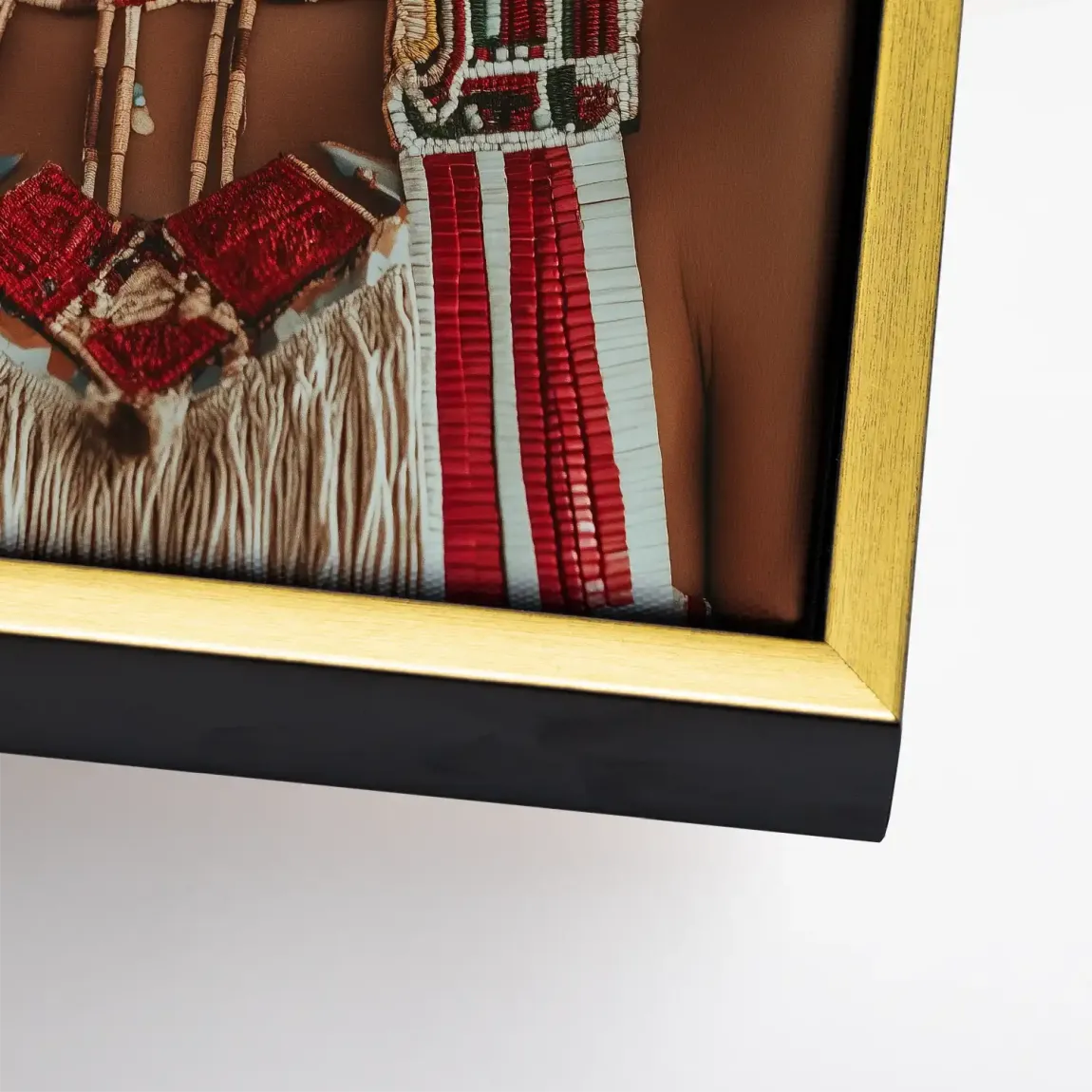 Die Indianerin Leinwand Bild
