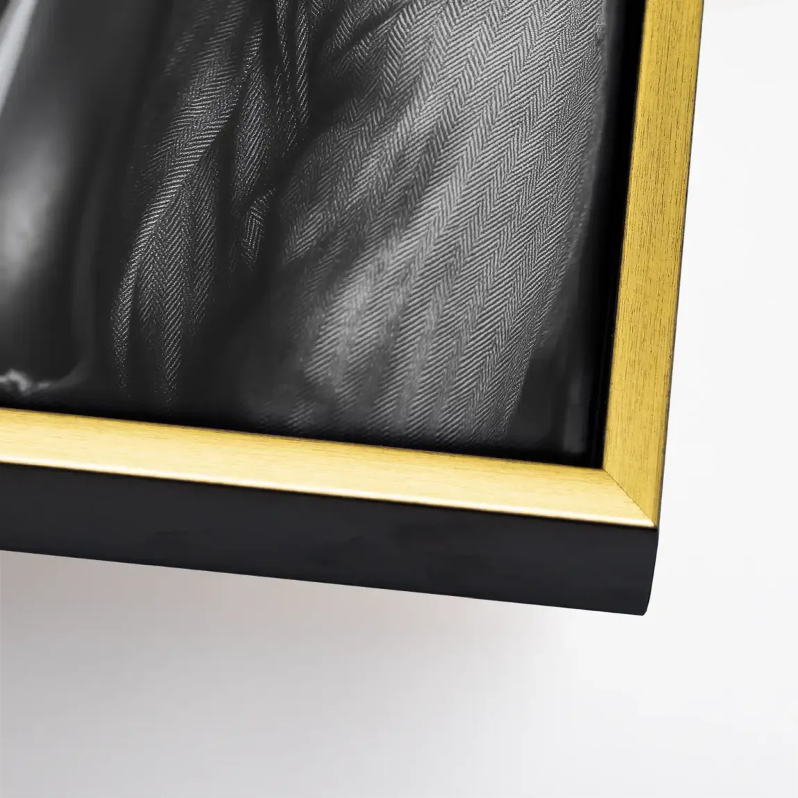 Smoked Confidence Noir Leinwand Bild