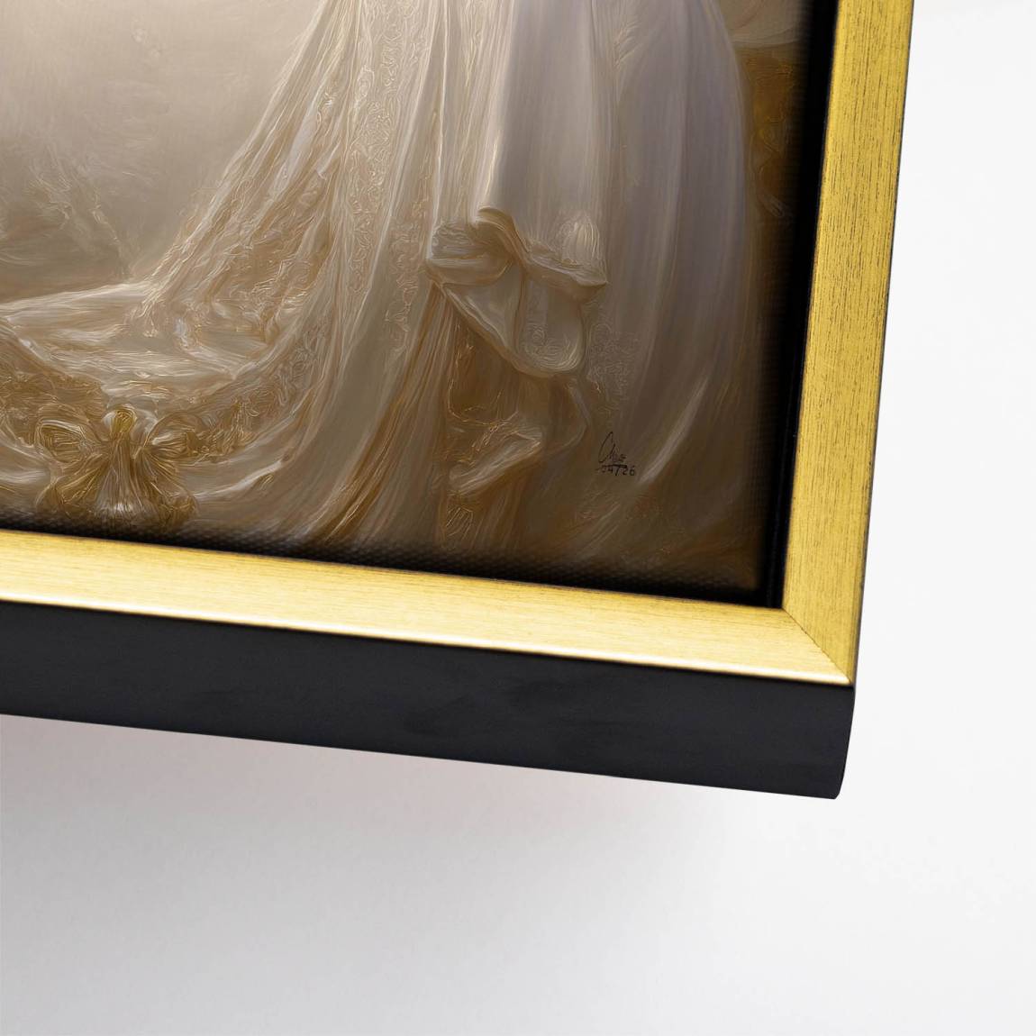 Goldener Buddha Leinwand Bild