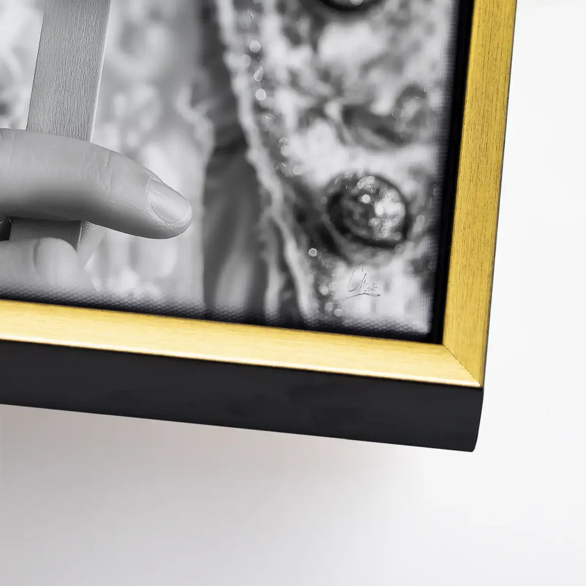 Gucci Ice Couture Noir Leinwand Bild