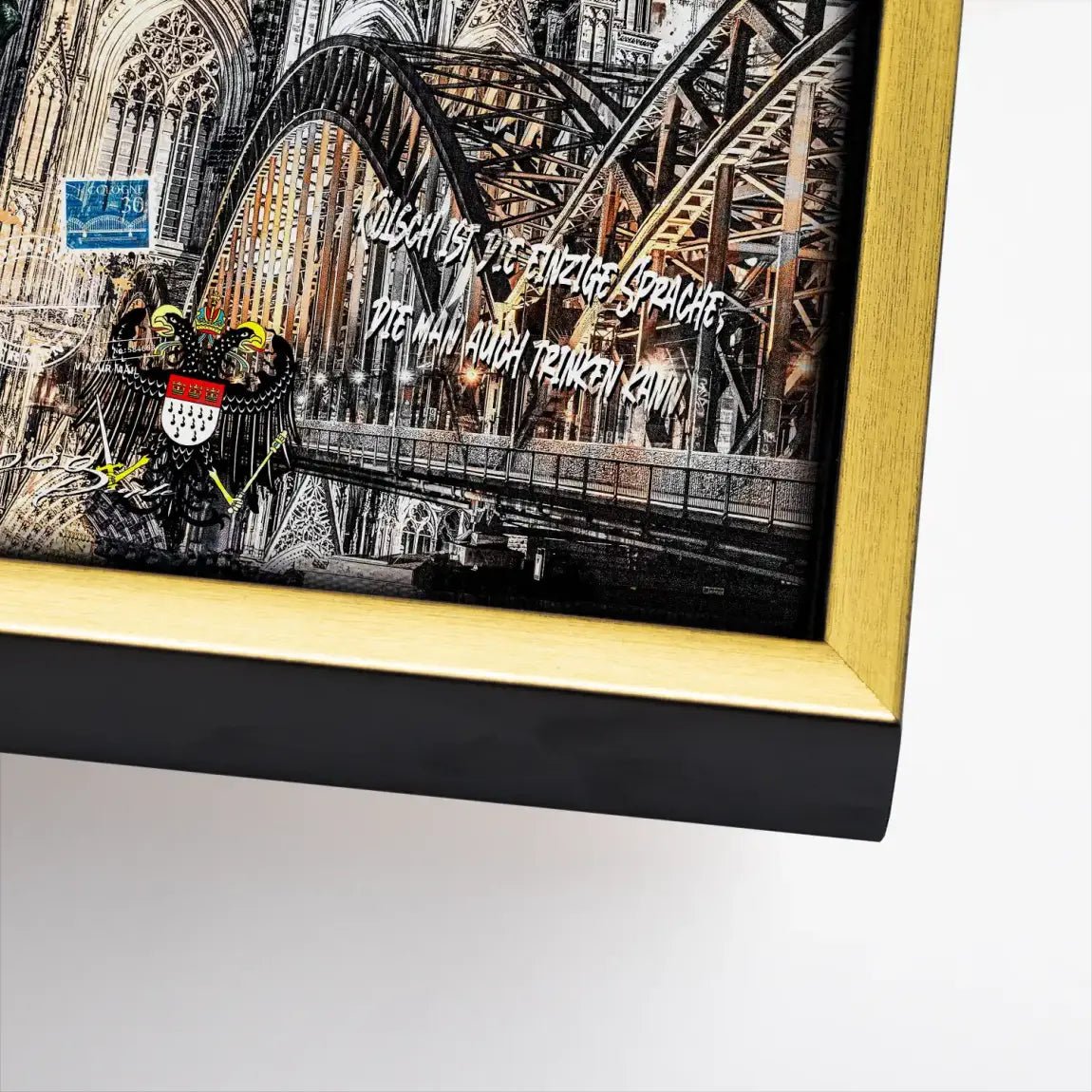 Stadt Köln Nr.2 Leinwand Bild INGALERIE