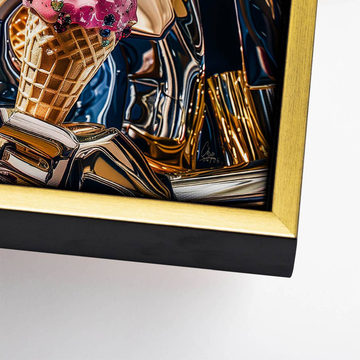 Stormtrooper Gold Leinwand Bild