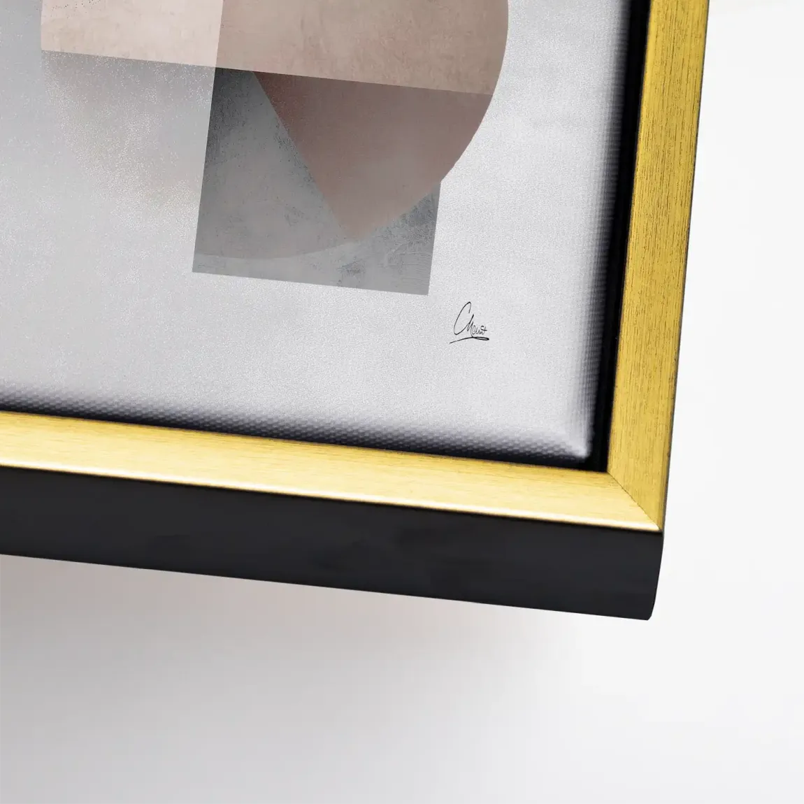 Soft Circles Leinwand Bild