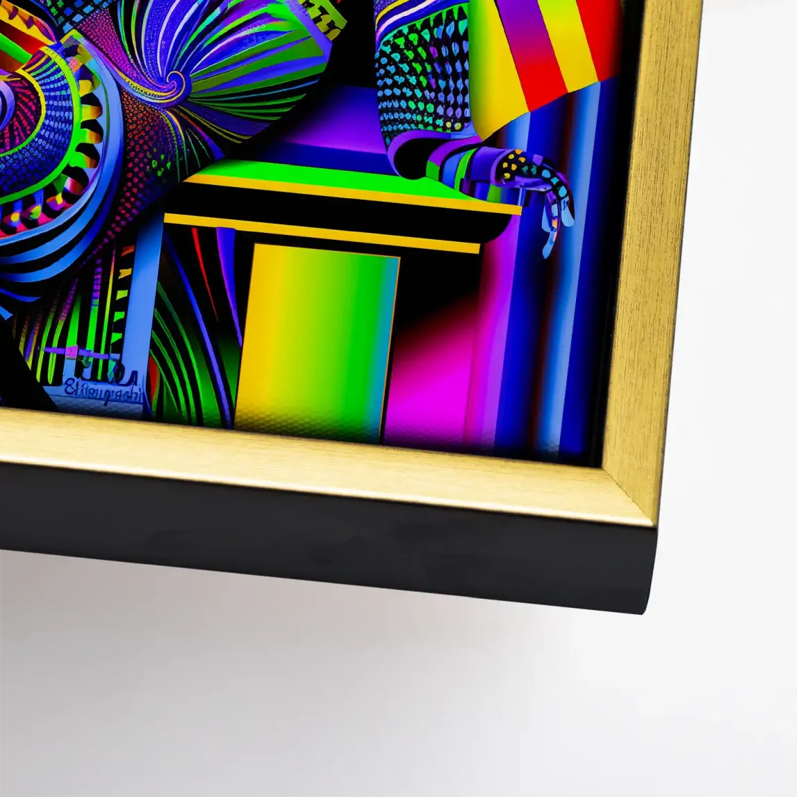 Abstrakt Glamour Leinwand Bild INGALERIE