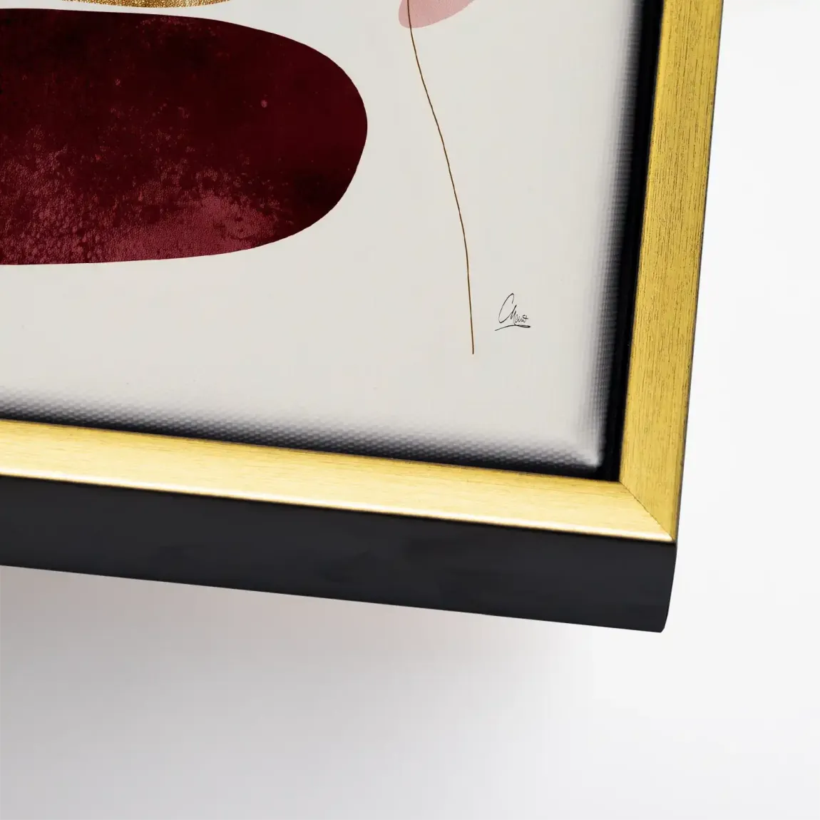 Velvet Shape Leinwand Bild