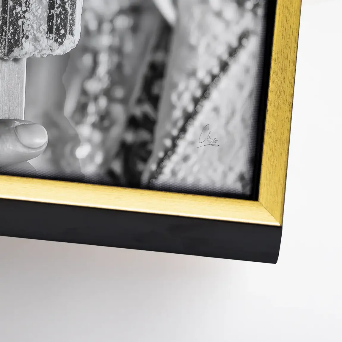 Gucci Ice Noir Leinwand Bild