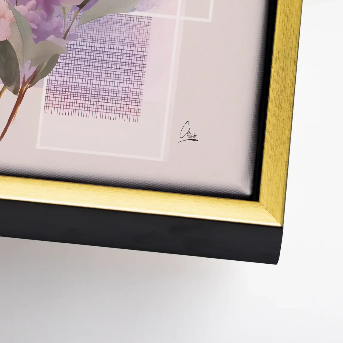 Soft Petal Harmony Leinwand Bild