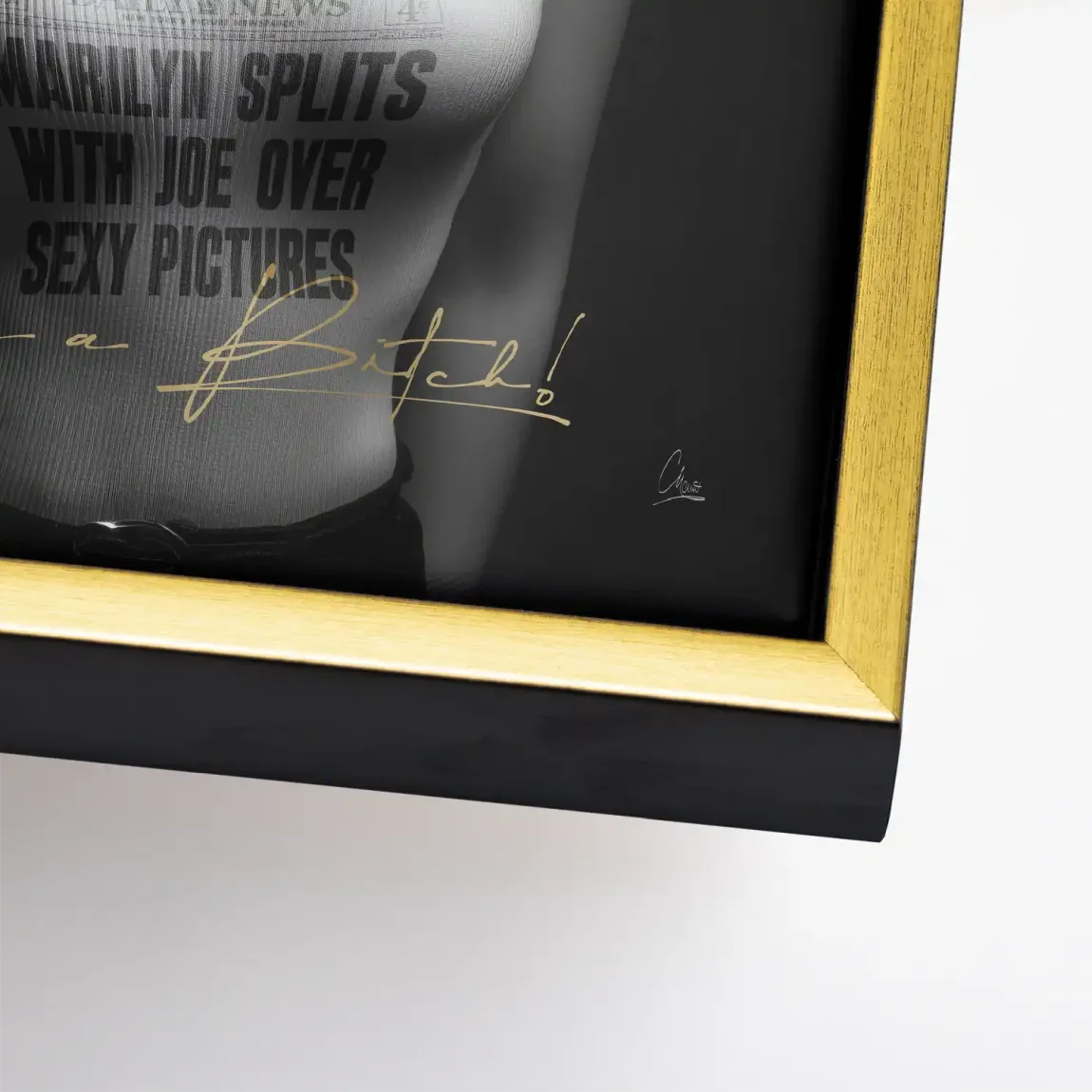 Marilyn Skandal Leinwand Bild