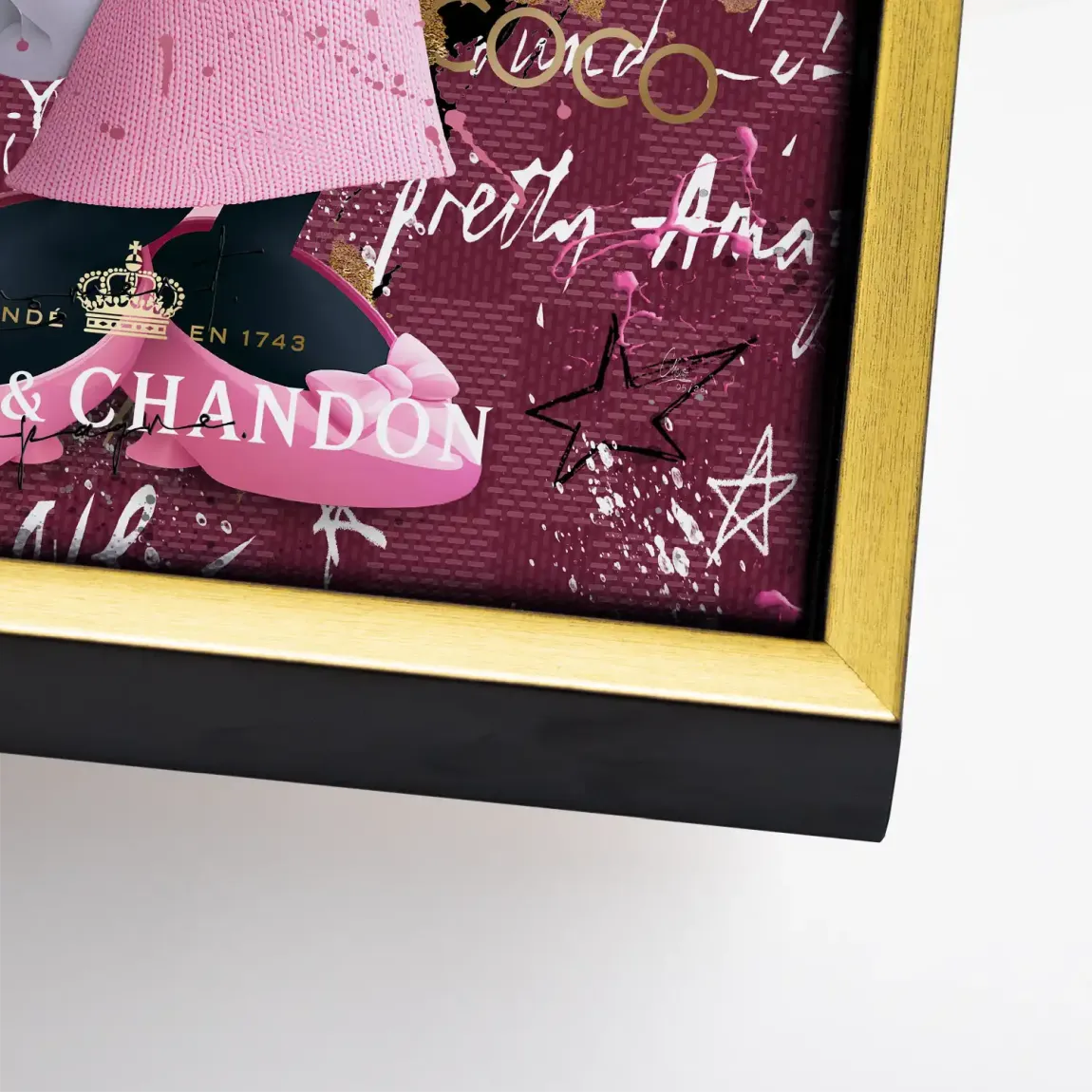 Minnie Maus Glam Chanel Leinwand Bild