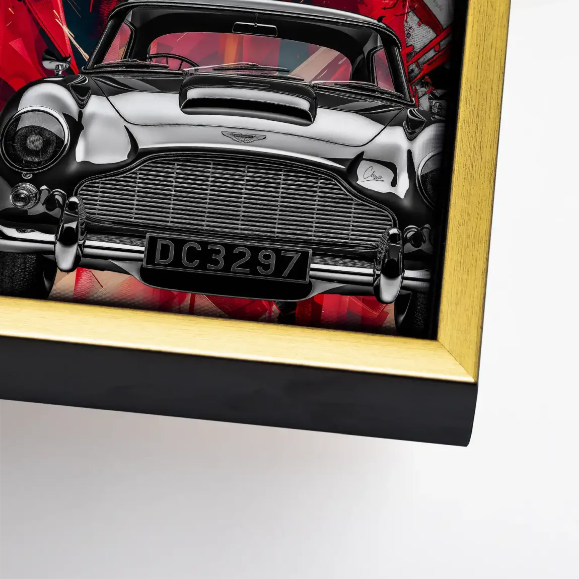 James Bond Vision London Leinwand Bild