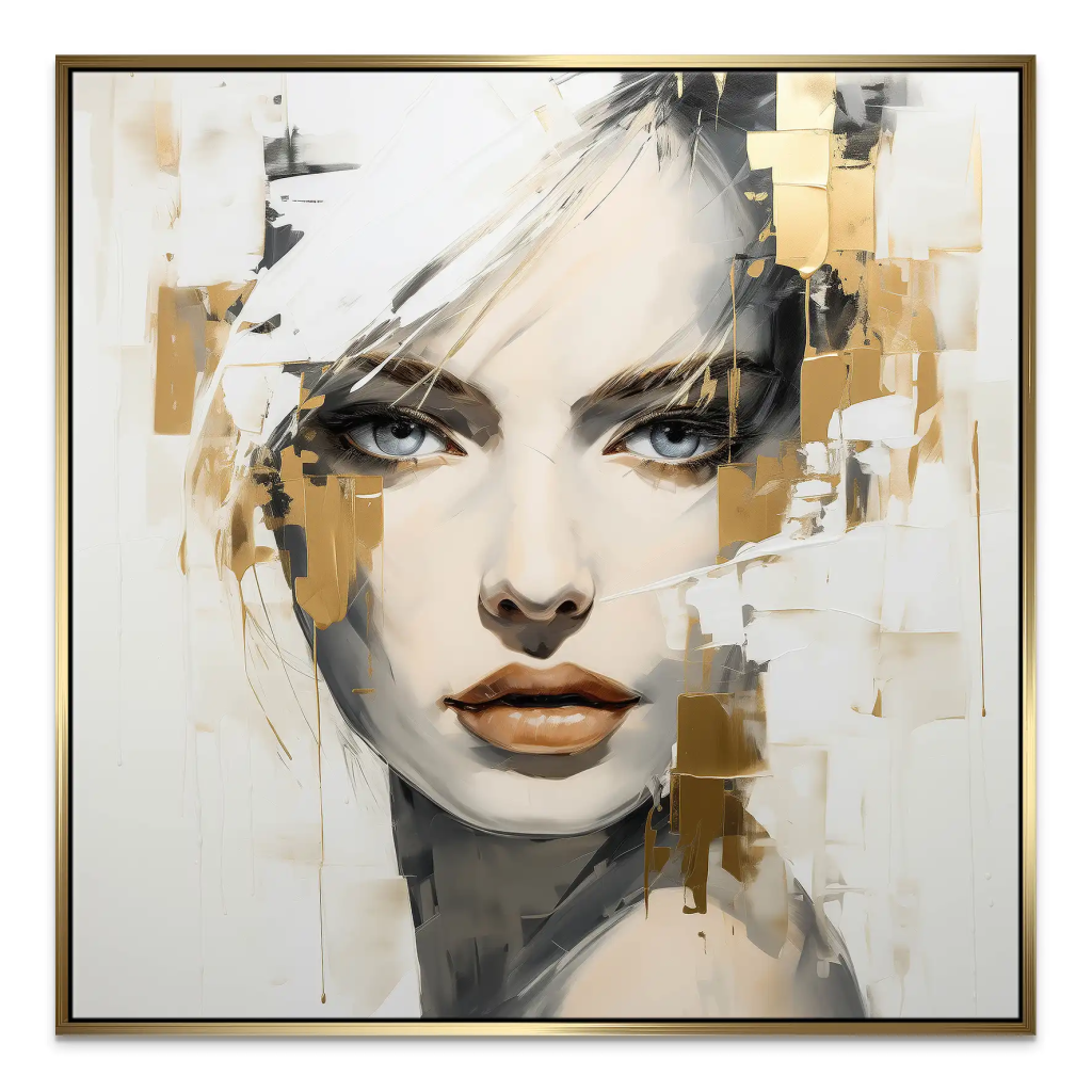 Golden Muse Leinwand Bild INGALERIE