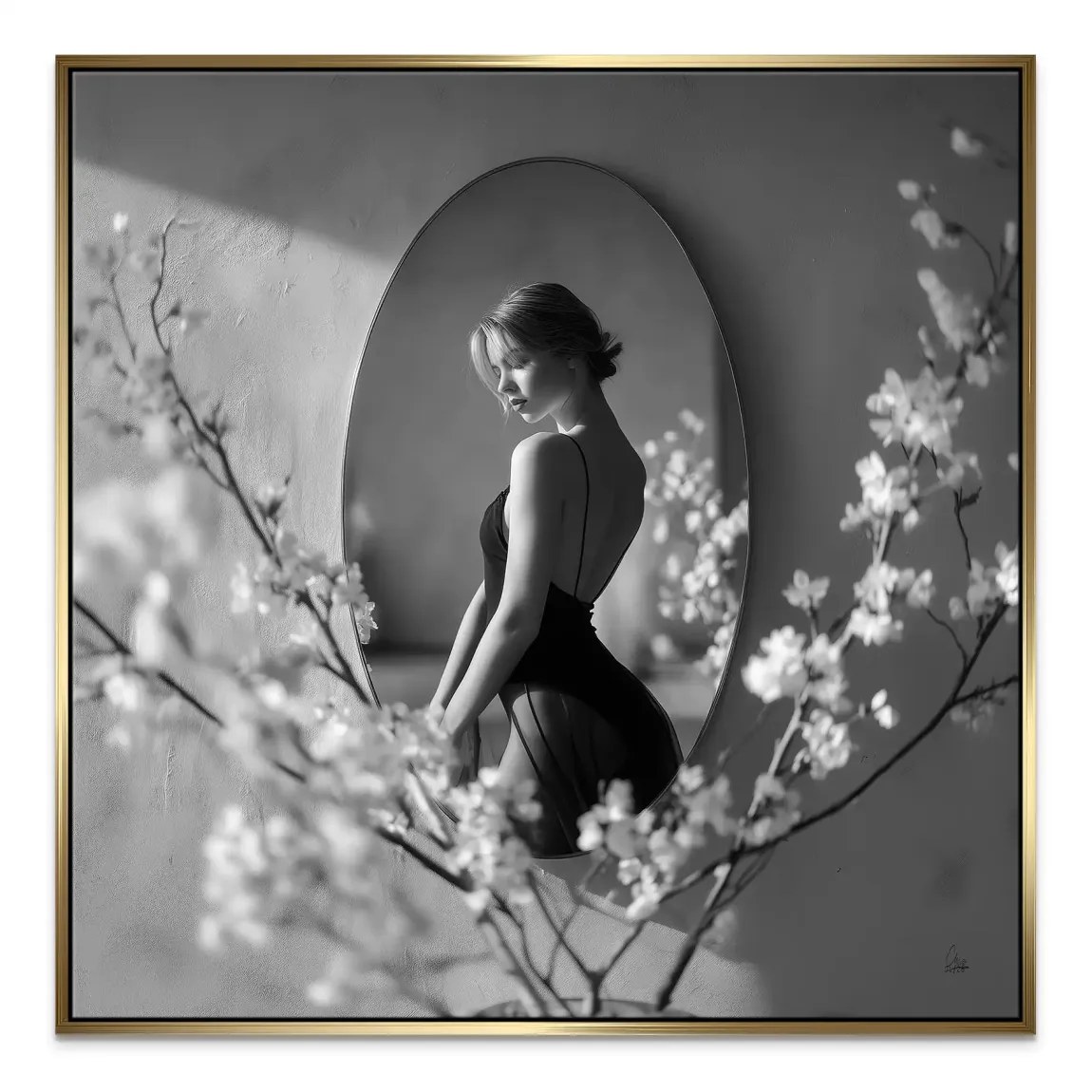 Velvet Muse Leinwand Bild