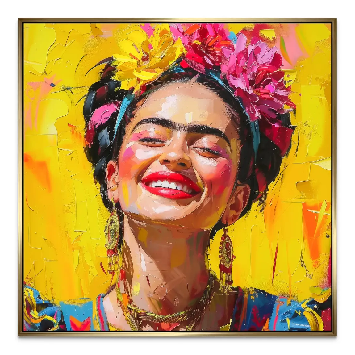 Frida Viva Leinwand Bild