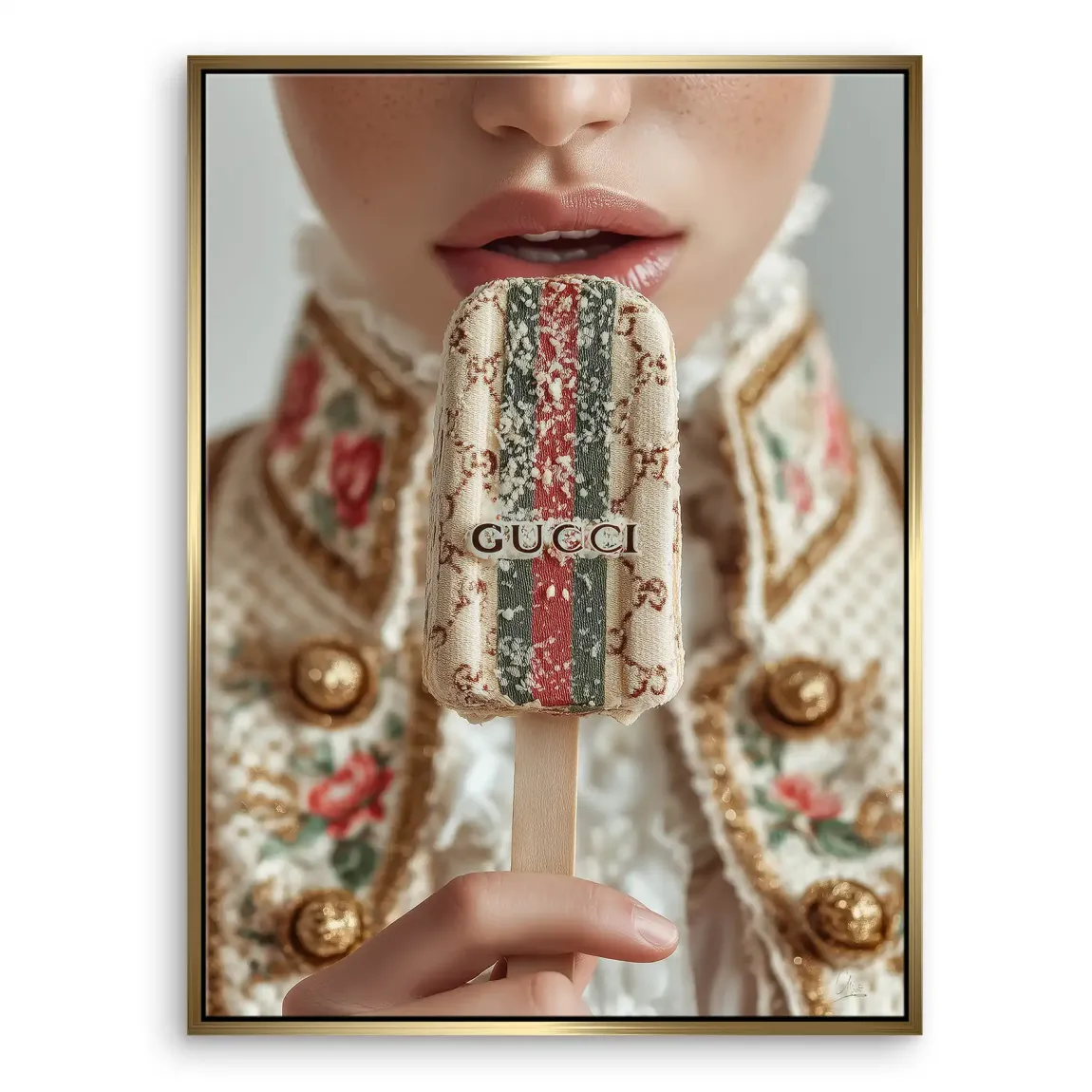 Gucci Ice Couture Leinwand Bild