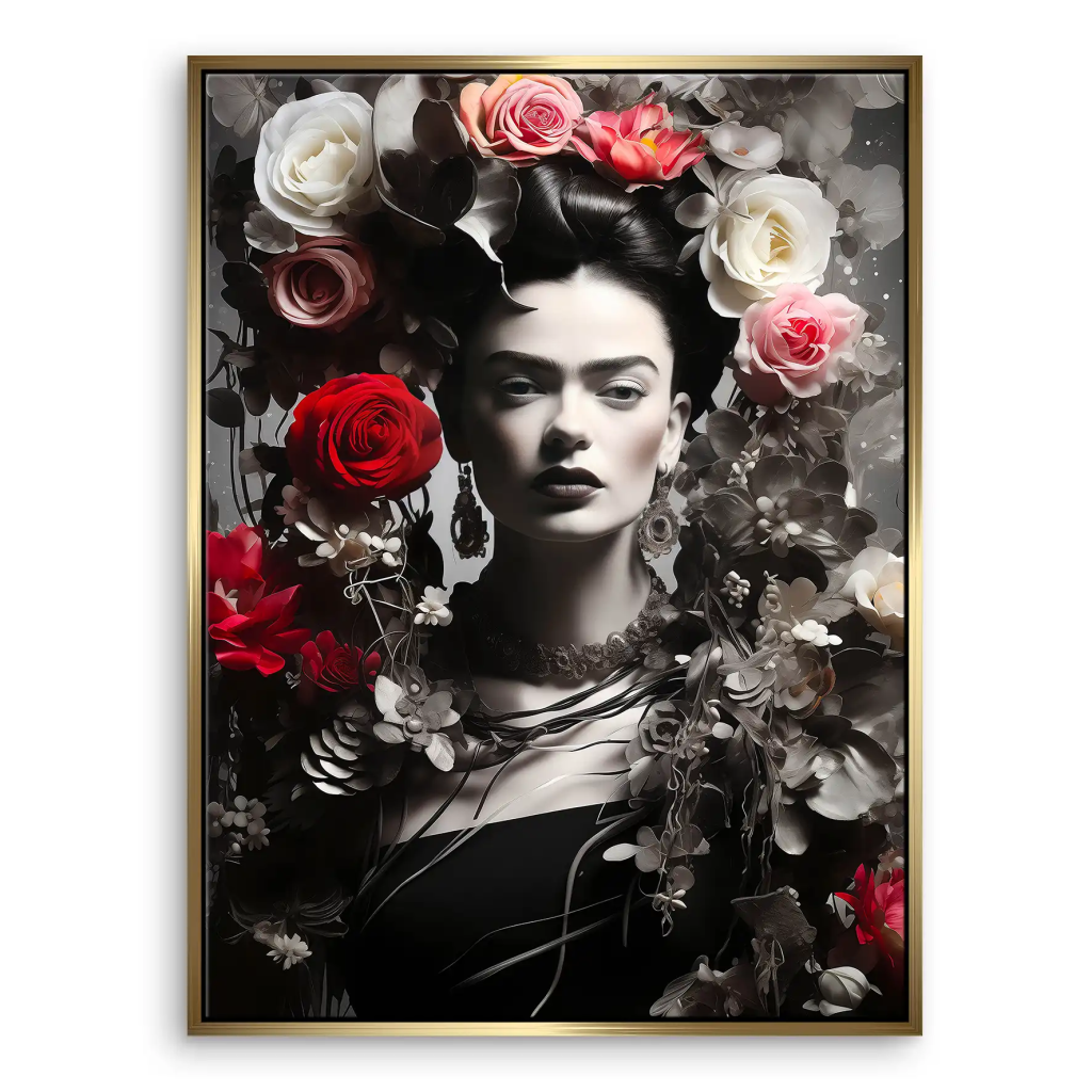 Frida Kahlo Modern Style Leinwand Bild INGALERIE