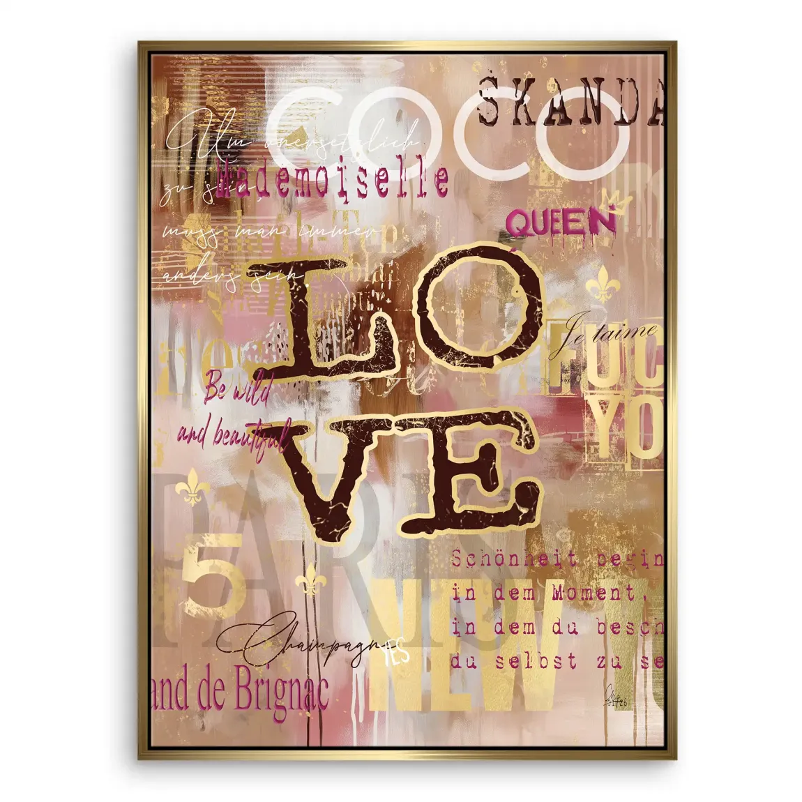 Coco Love Leinwand Bild