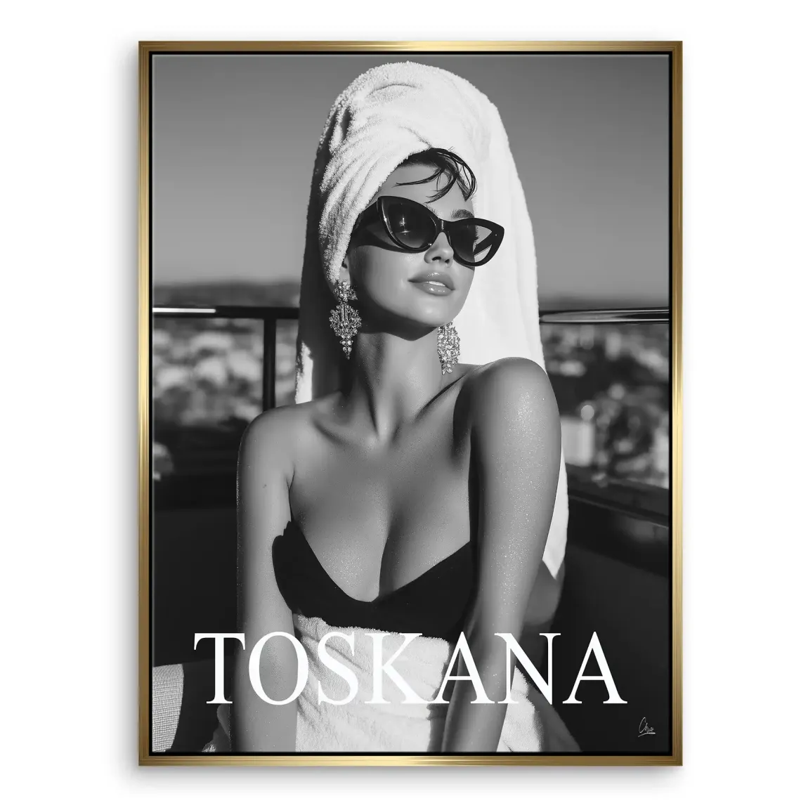 Toskana Glam Leinwand Bild