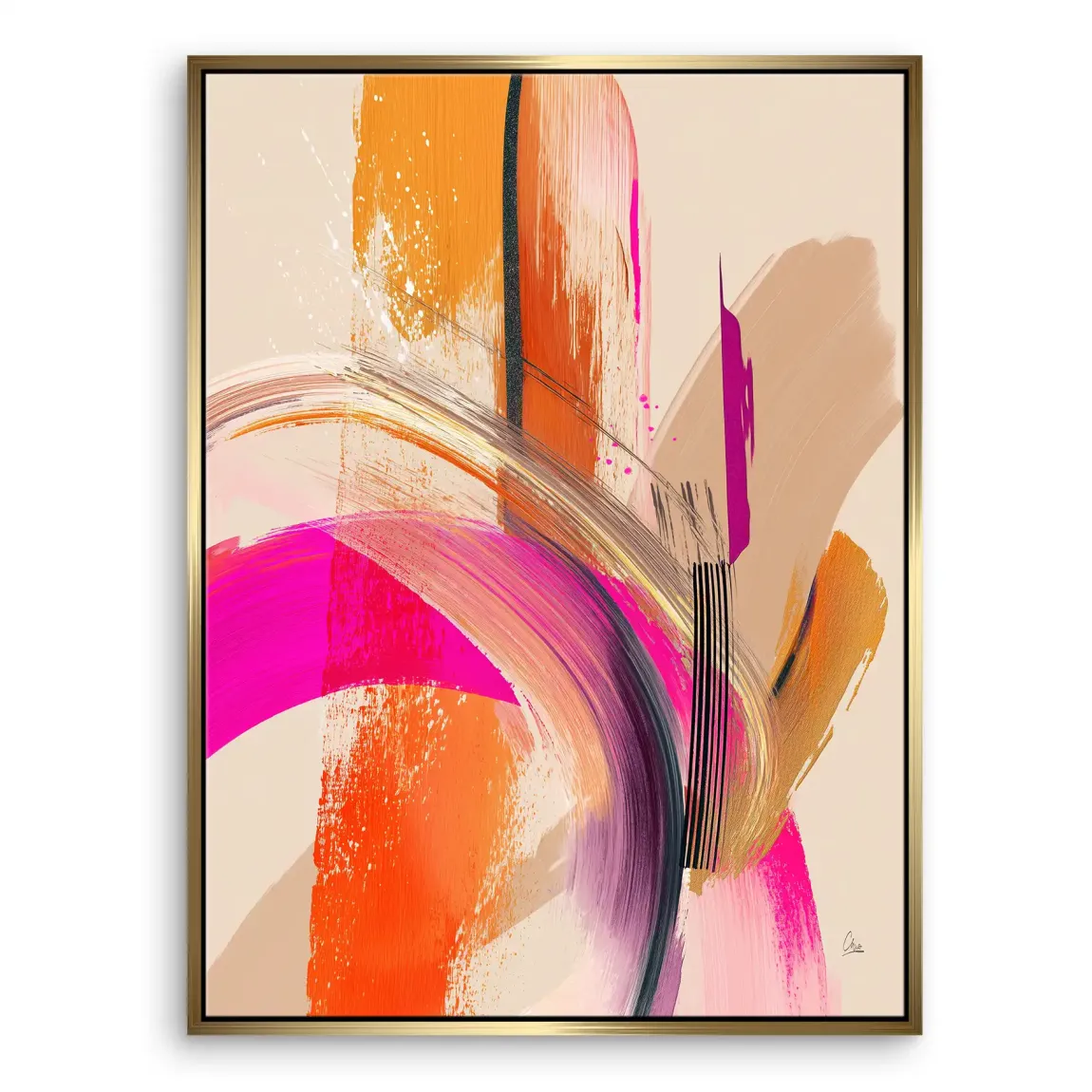 Amber Wave Leinwand Bild