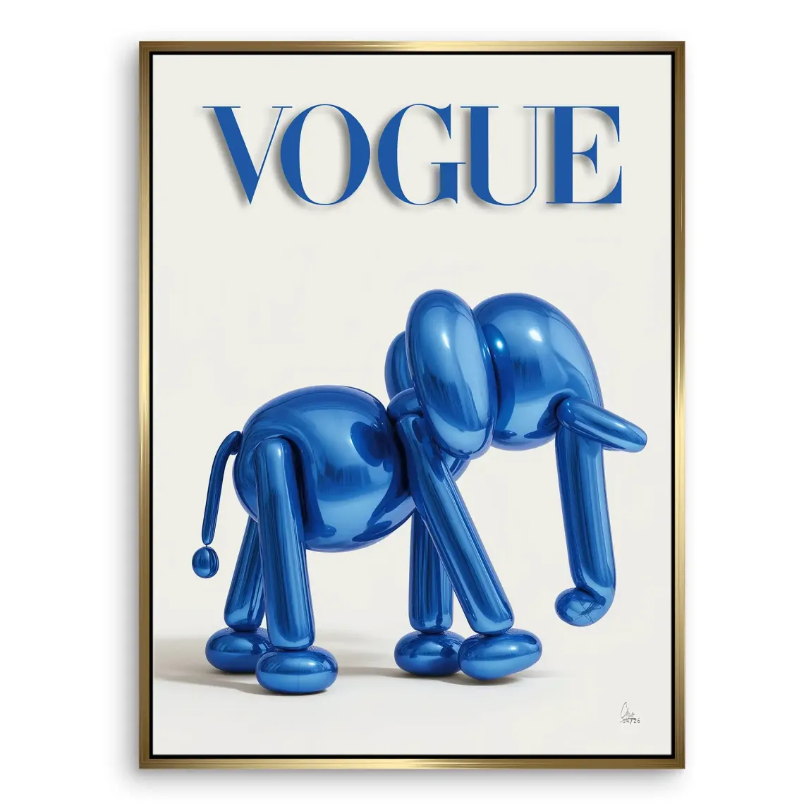 Ballon Elefant Chic Leinwand Bild