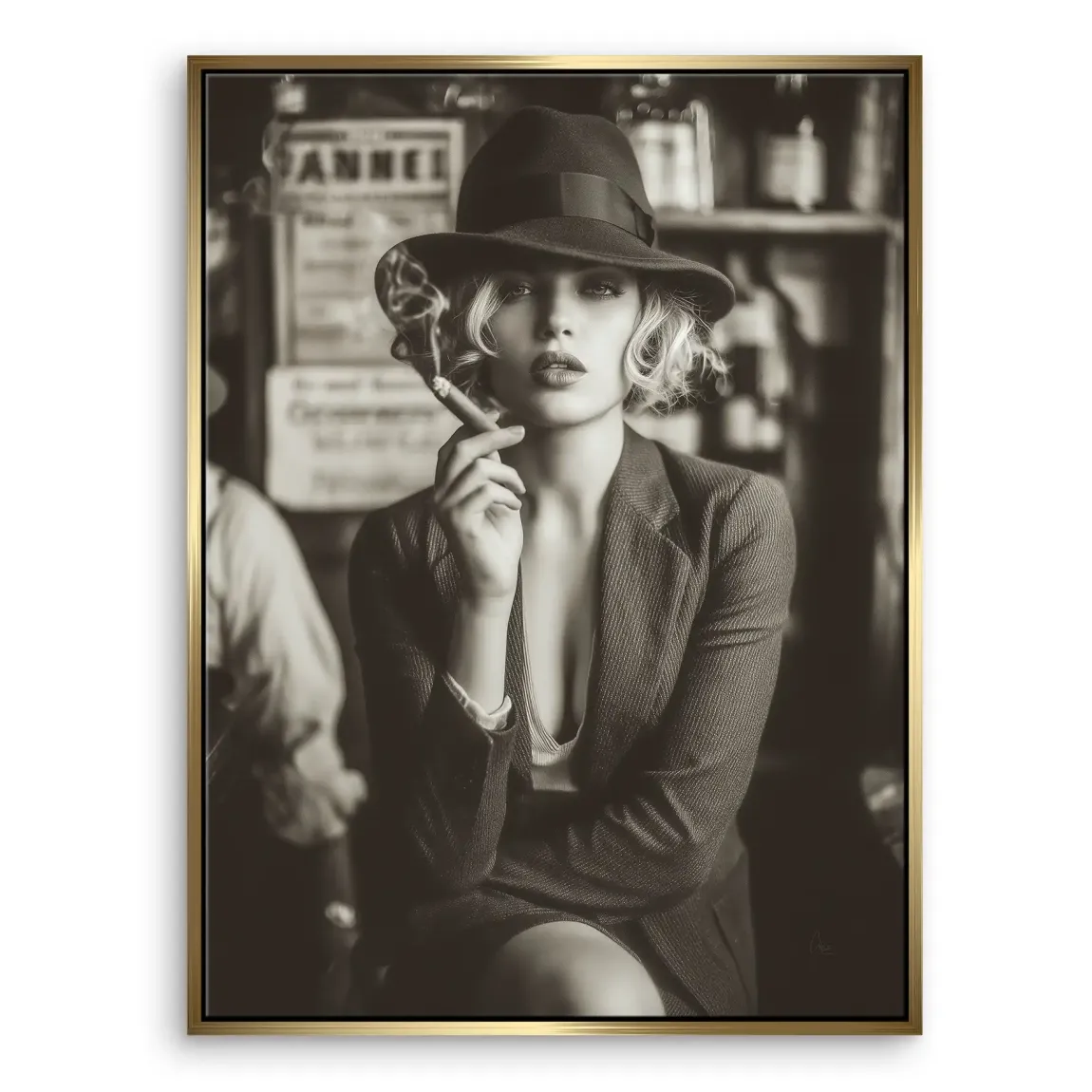 Beauty Cigar Leinwand Bild