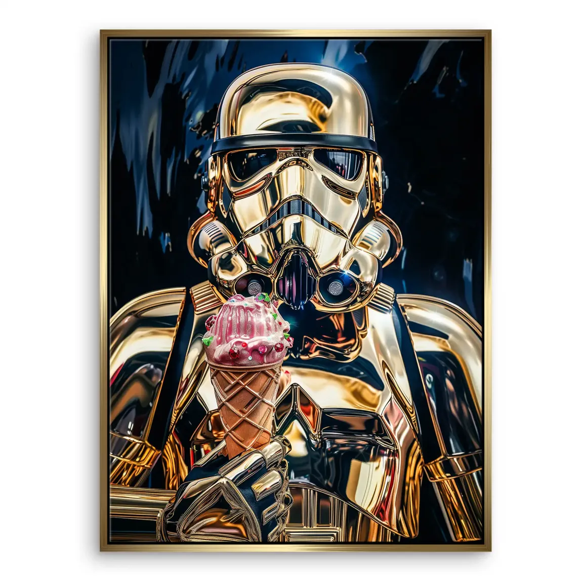 Stormtrooper Eis Leinwand Bild