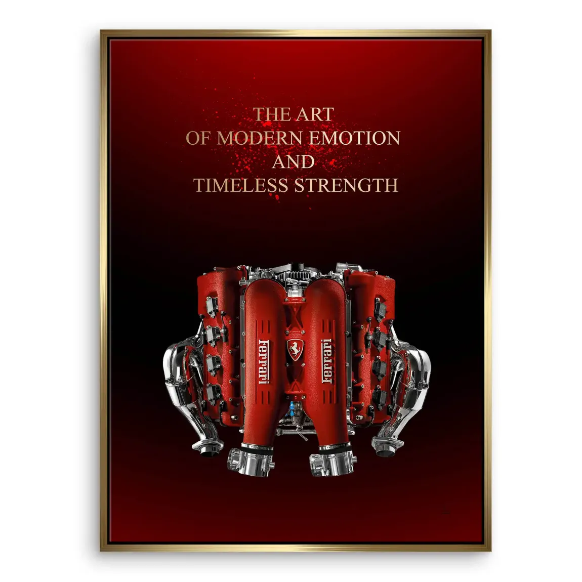 Ferrari Heart of Speed Leinwand Bild