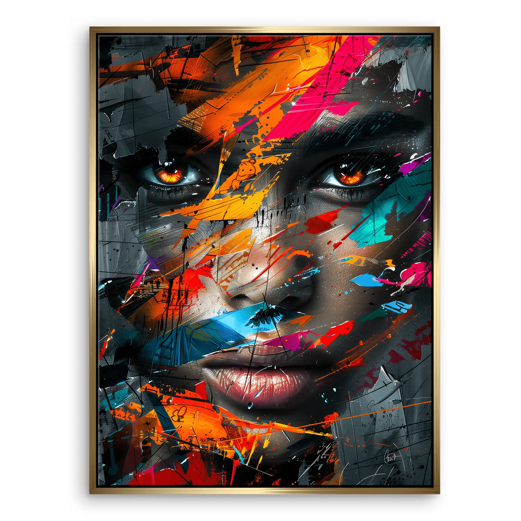 Abstrakt Girl Nr.2 Leinwand Bild INGALERIE