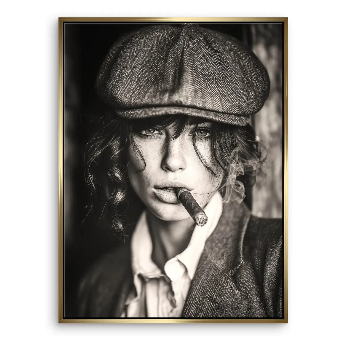 Beauty of Smoke and Silence Leinwand Bild INGALERIE