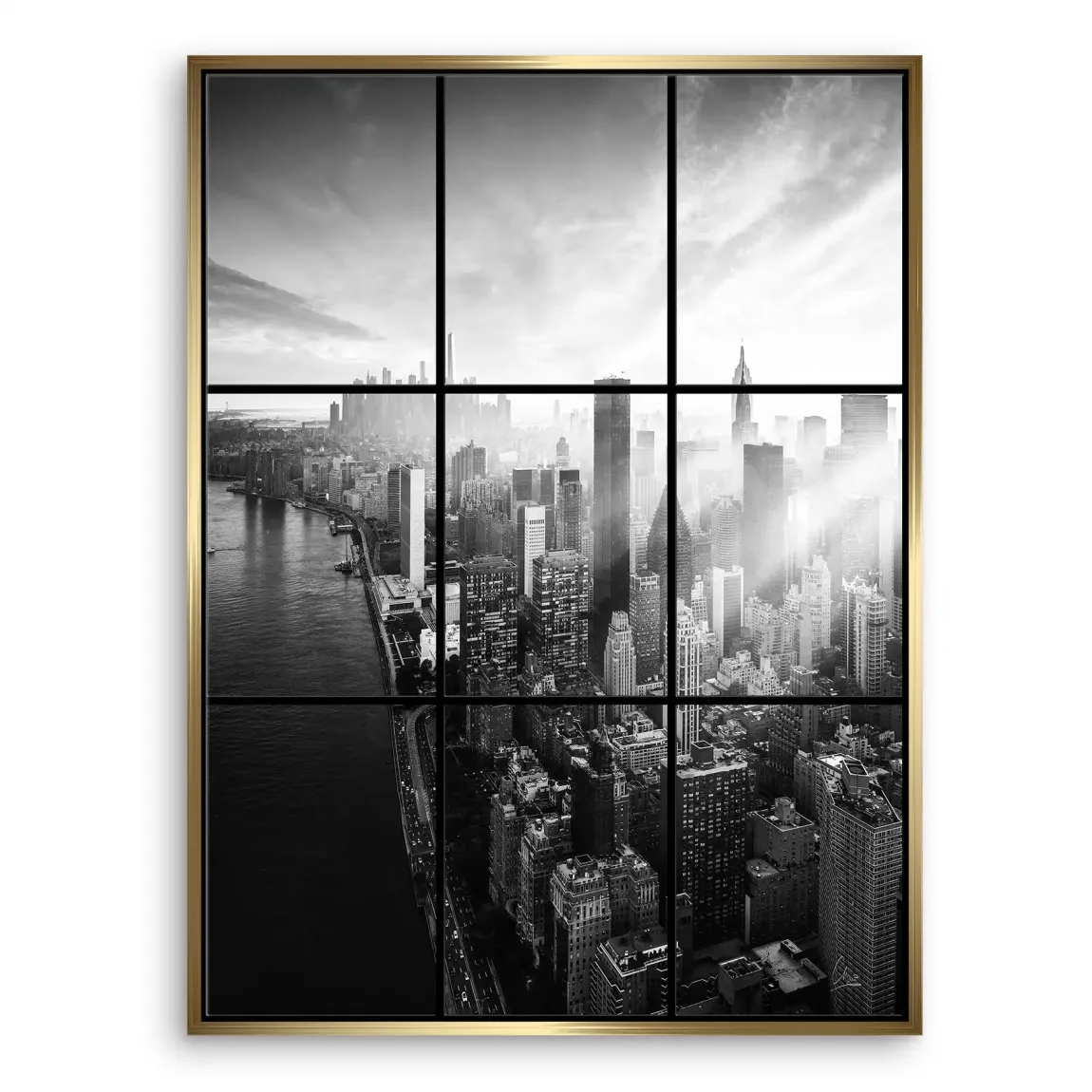 Silent Heights New York Leinwand Bild