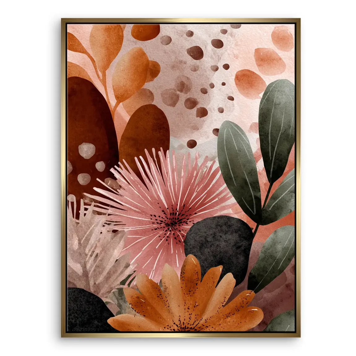 Terracotta Harmony Leinwand Bild