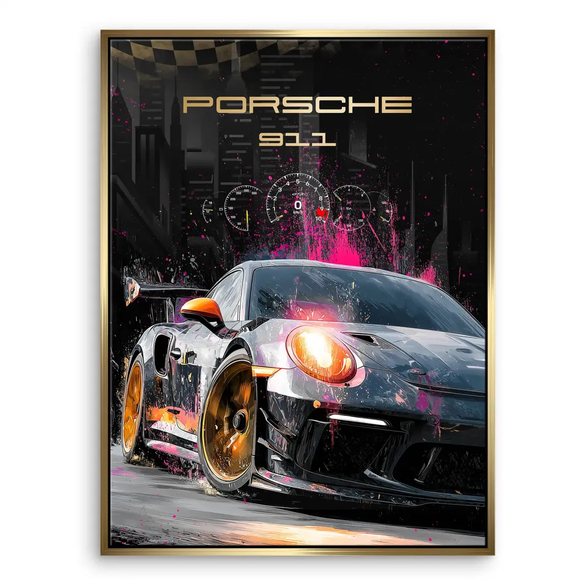 Porsche 911 GT3 Touch of Speed Leinwand Bild