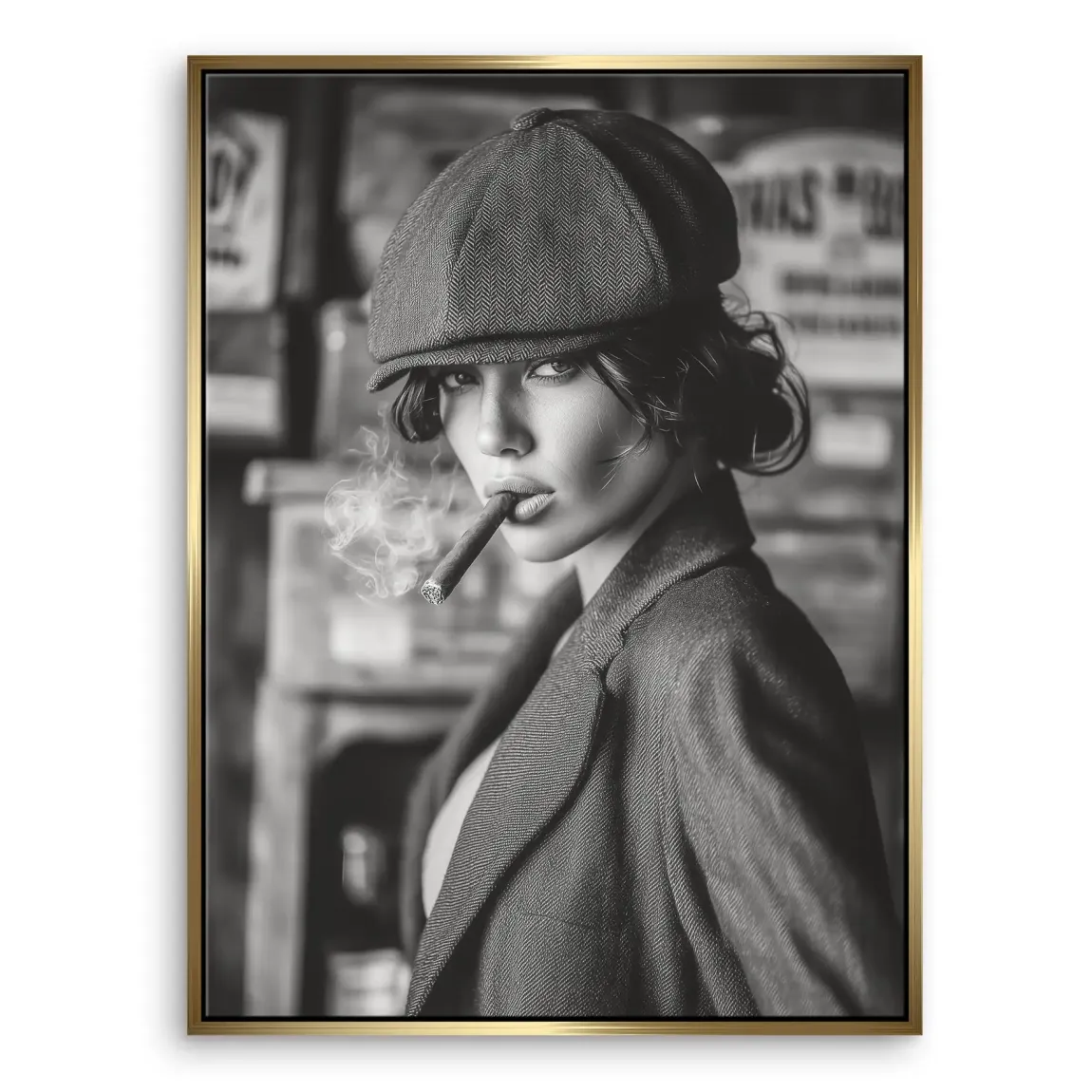 Beauty Smoke Affairs Leinwand Bild INGALERIE