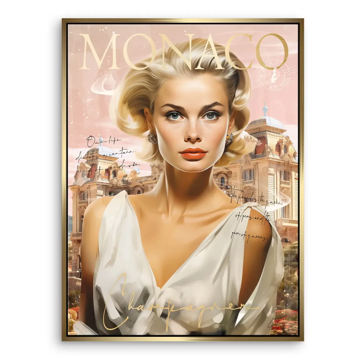 Grace Monaco Leinwand Bild INGALERIE