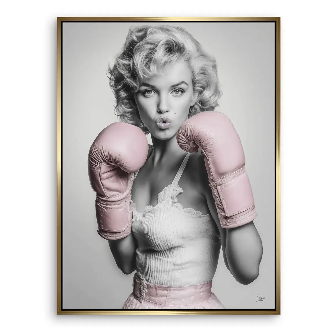 Marilyn Monroe Punch Leinwand Bild