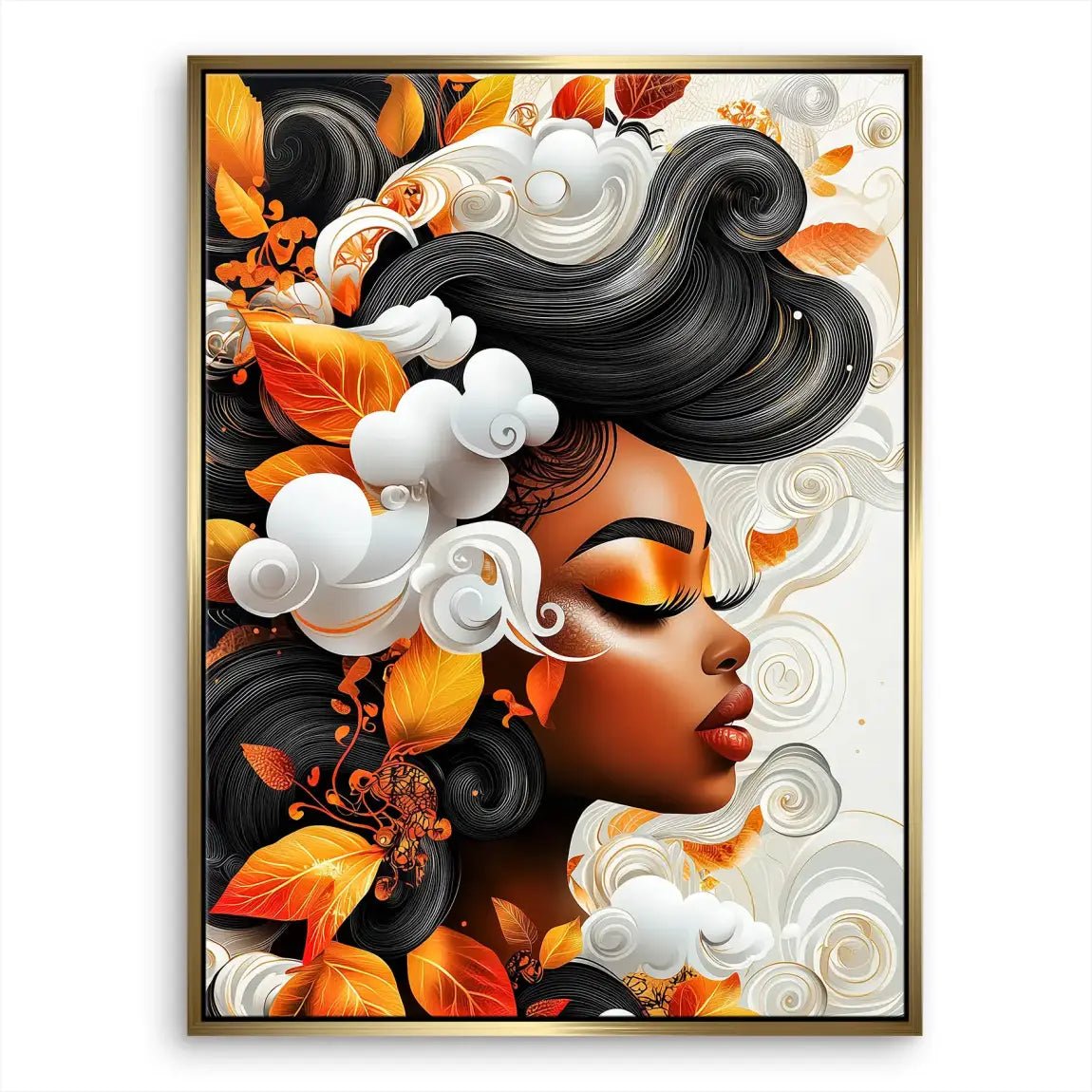 Black is Beauty Nr.11 Leinwand Bild INGALERIE